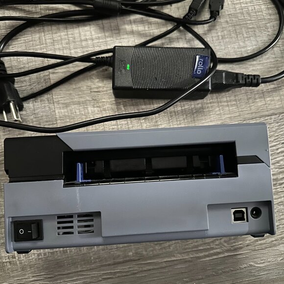 Rollo USB Label Printer Thermal with power cord and USB cable works perfect - Picture 2 of 8